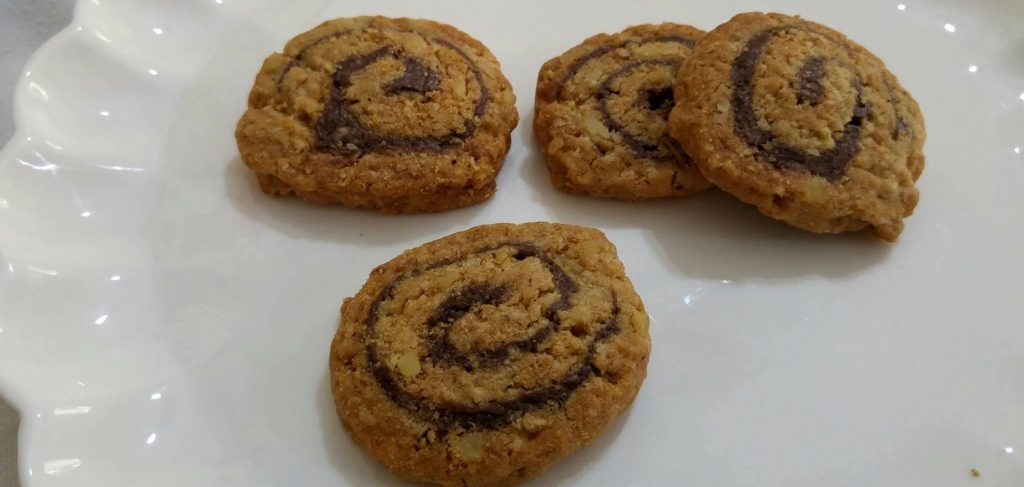 עוגיות ספירלה שיבולת שועל