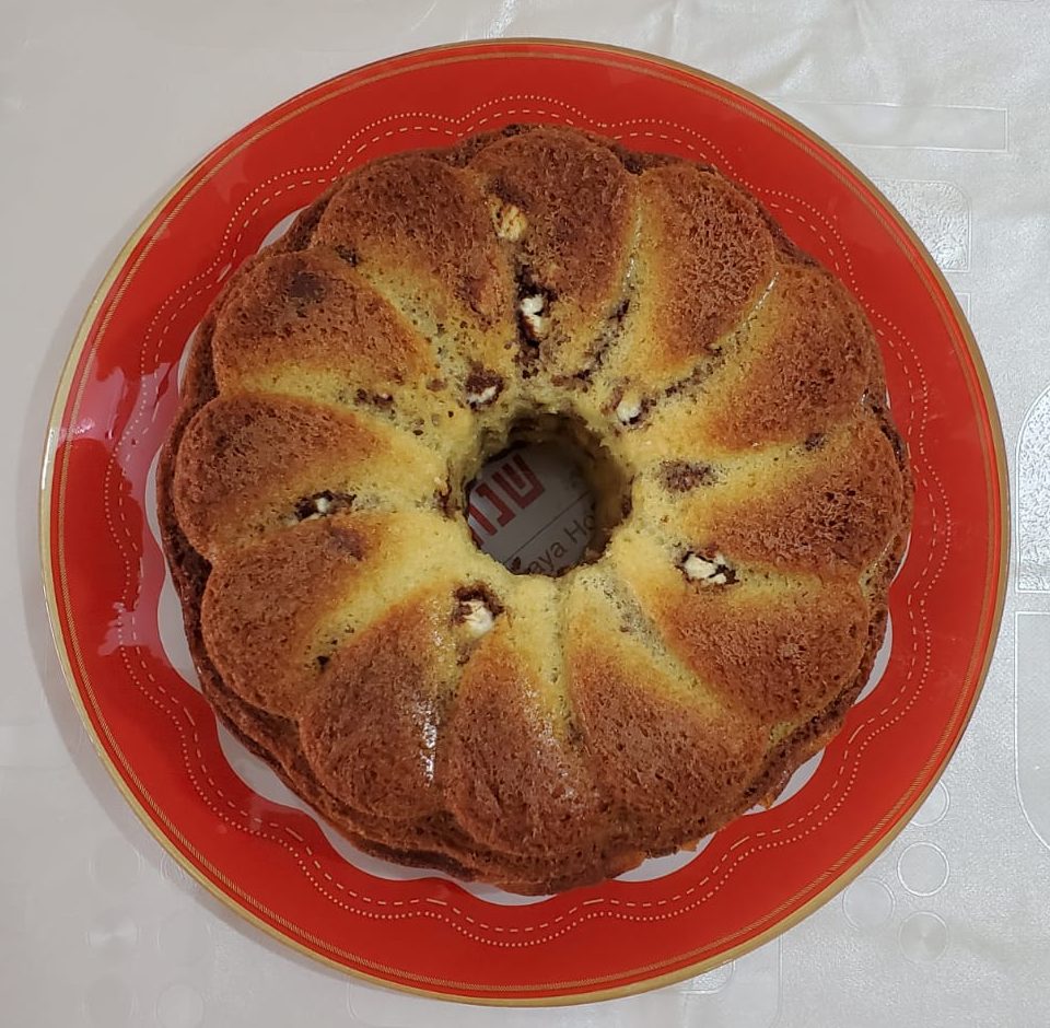 עוגת שיש נוטלה עוגת שיש נוטלה